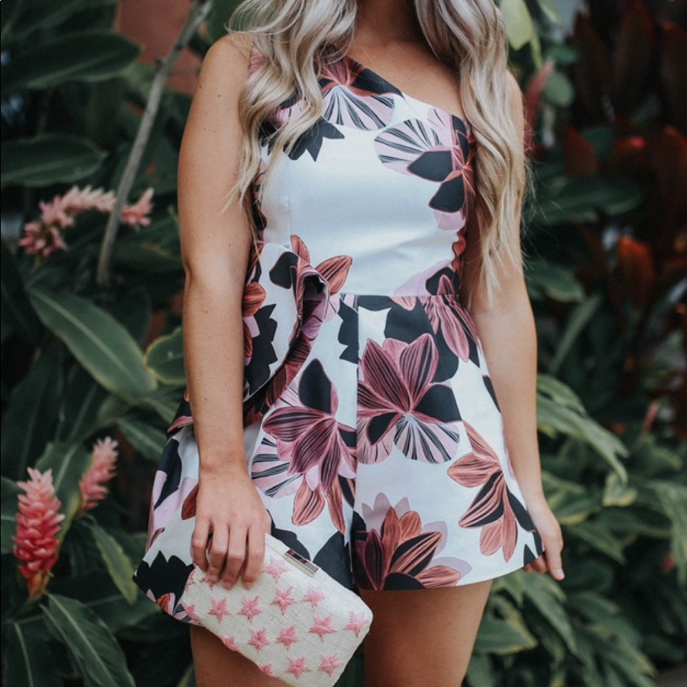Keepsake floral romper